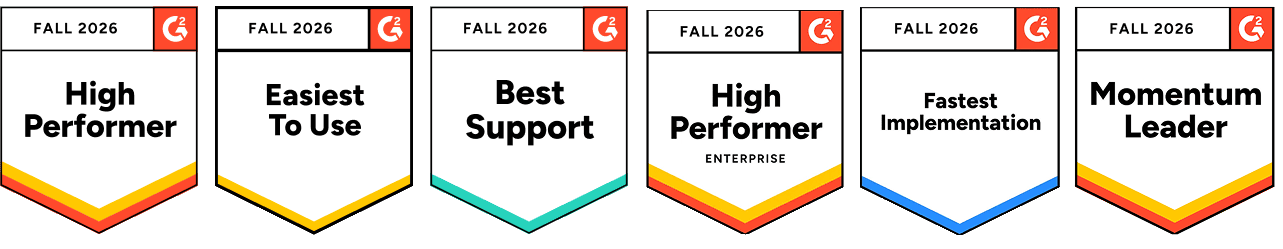 g2 badges fall 2026 transparent