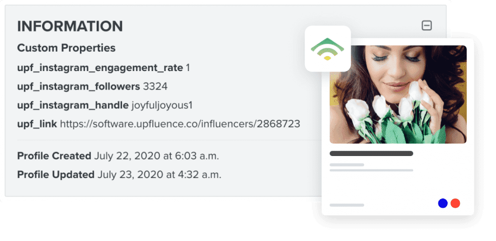 UPFLUENCE 形象、影响者营销、联属收入活动