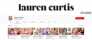 Beauty Influencer Lauren Curtis Top Beauty YouTubers 2019