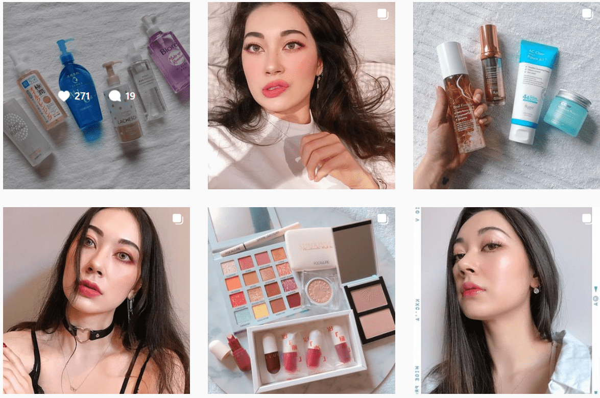 Tina Tanaka Harris instagram beauty influencers list