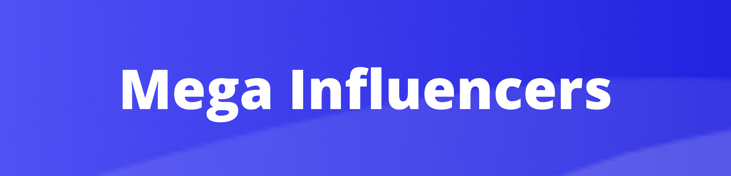 Upfluence mega influencers