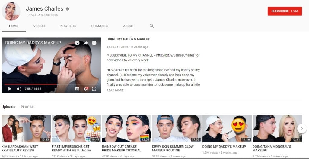 beauty influencer 2 youtube upfluence