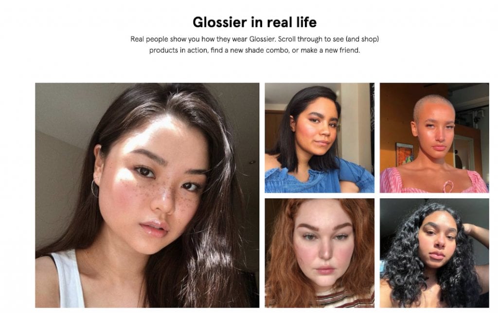 glossier