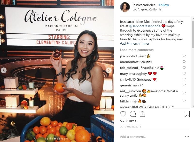 sephora's influencer to match their values