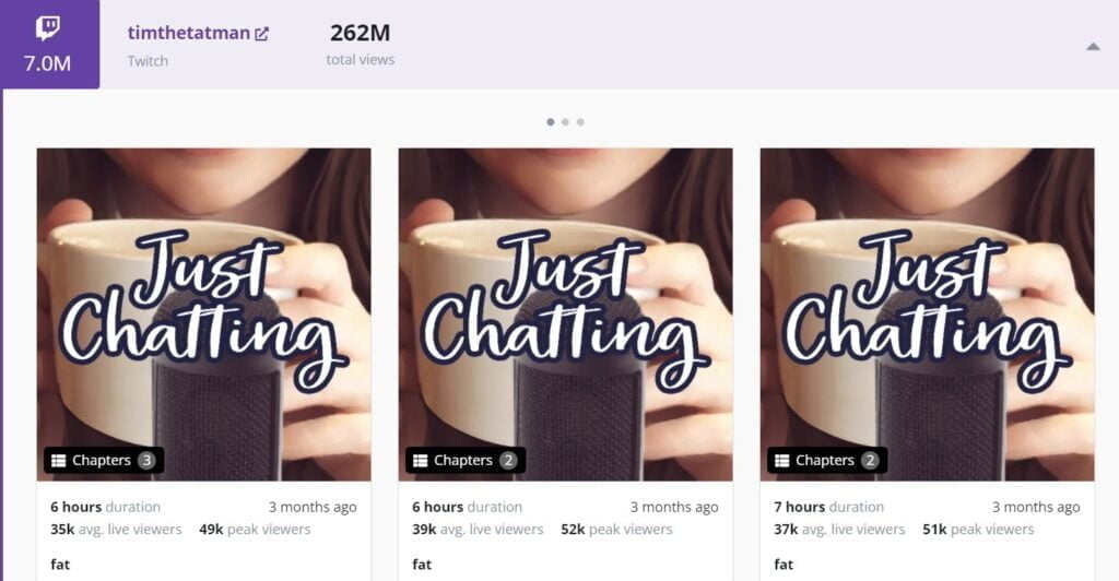 just chatting on twitch about games and our dream game