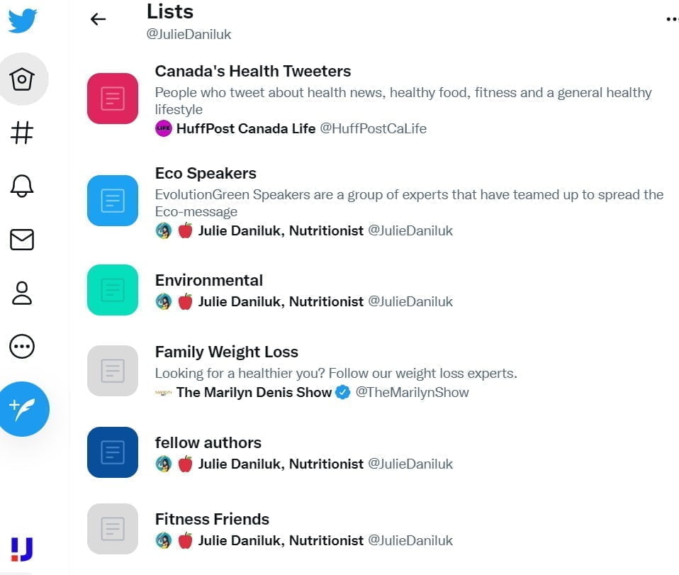 twitter lists