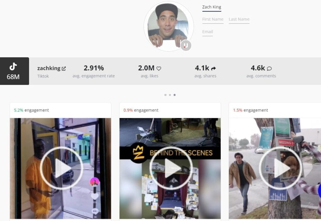 tiktok influencer engagement