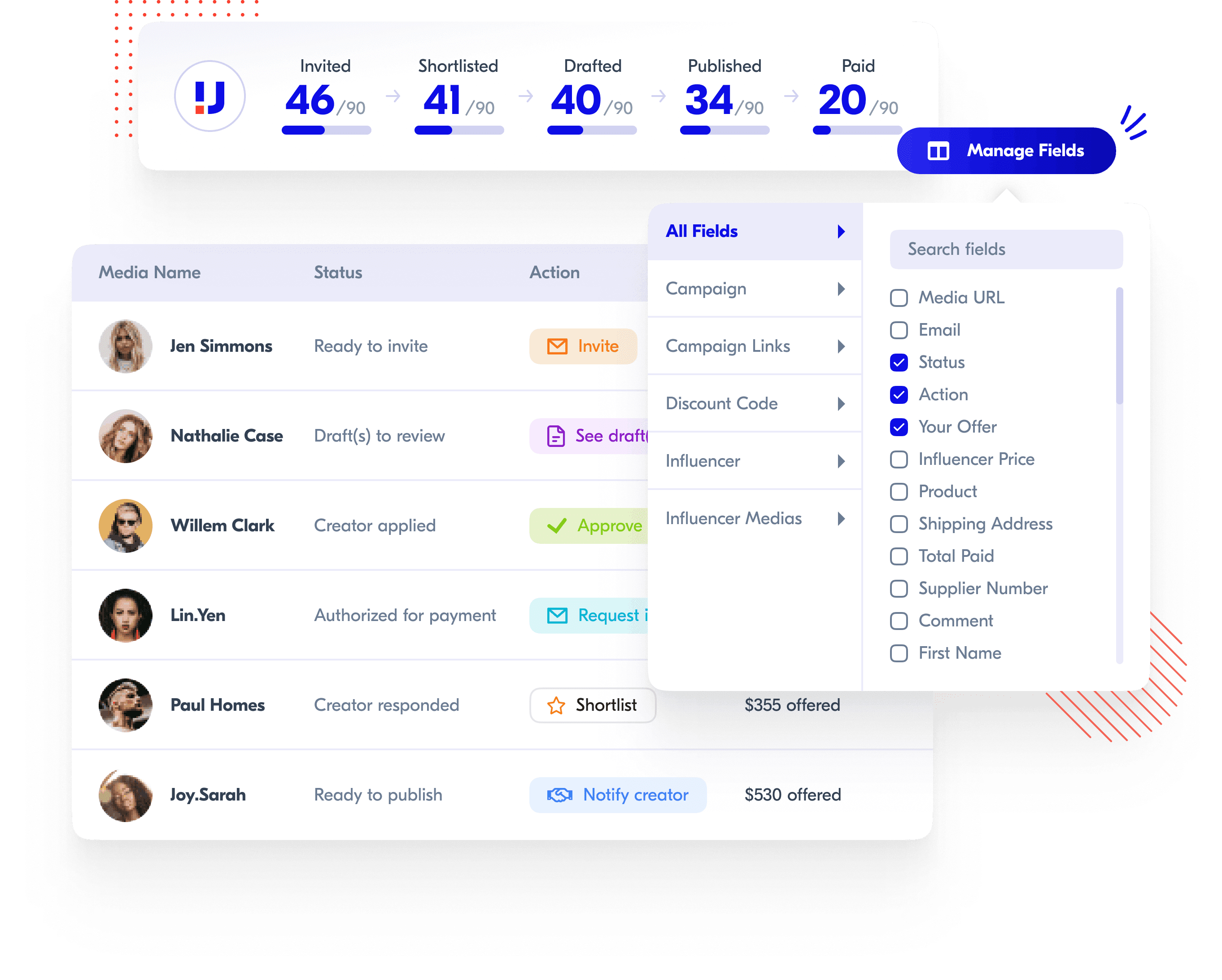 Influencer Product Seeding semplificato | Upfluence