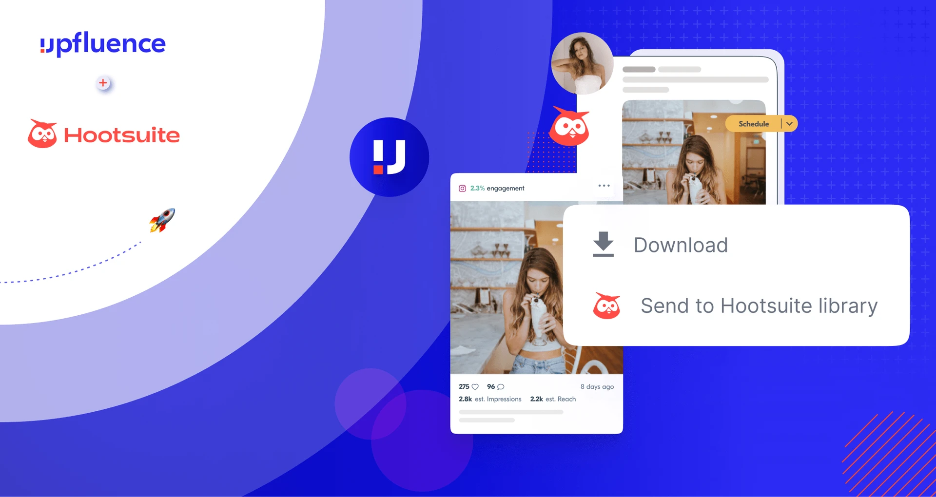 新闻稿Upfluence x Hootsuite 封面
