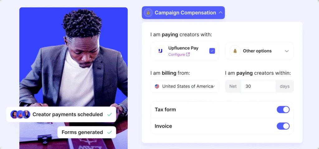 Upfluence Pay 2
